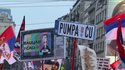 Hundreds of thousands of Serbs gathered at the weekend to protest against President Aleksandar Vučić 