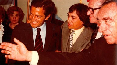 Adolfo Suárez. Spanish President.